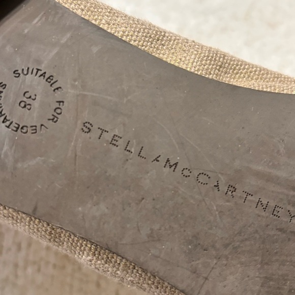 Stella McCartney flats rare linen burlap size 38 -7 - Picture 9 of 10